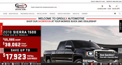 Desktop Screenshot of groulxgmc.com